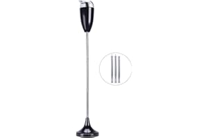 CO-Z Adjustable Ashtray, Smokeless Odorless Indoor Outdoor Floor Standing Ash Tray with Lid for Home Patio Cigarettes Ash Butt Disposal, Windproof Balcony Ashtray in 20", 27.5", 35" Heights, Black