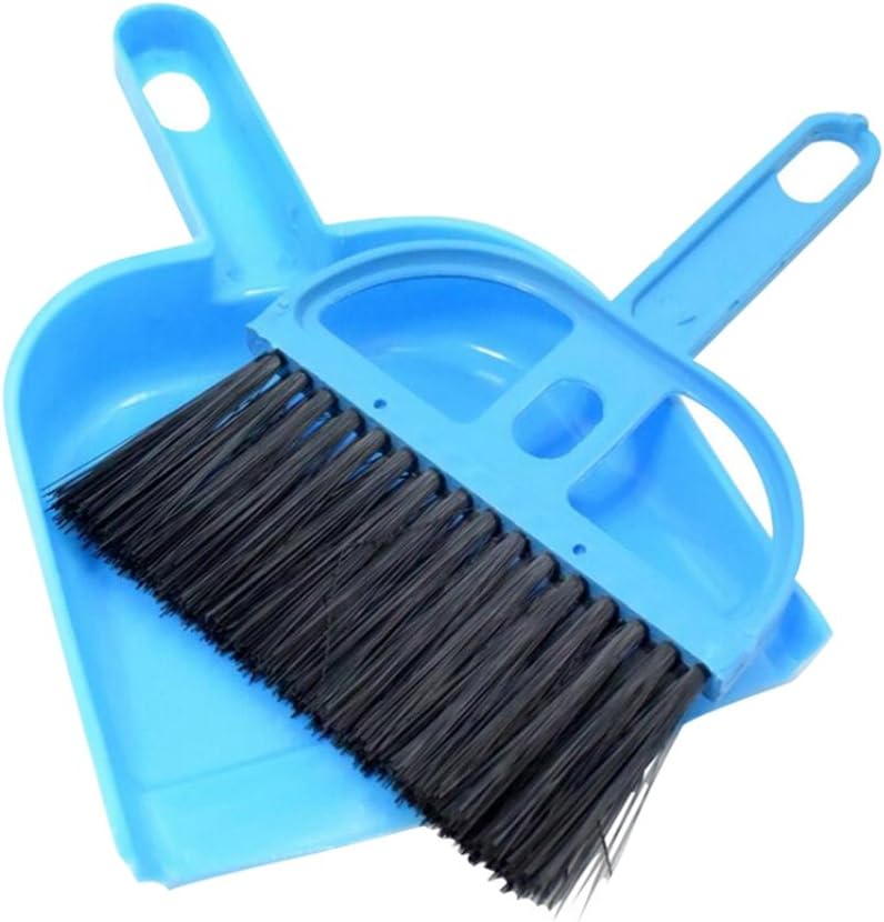 PanDaDa Multi-Function Pet Cage Broom Dustpan Combination Set Small Animals Cleaning Tool Set