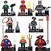 8 Sets Justice League Superman Green Lantern Red Tornado Minifigures Blocks Toy