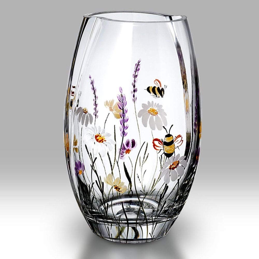 Nobile Glassware Bees & Blooms Round Vase 20cm 2187-21