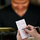 DGBDPACK Guest Check Pads EP-3616WP-1 10 Pads 500 Sheets White Waitress Server view 5