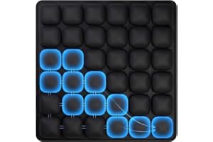 Inflatable Seat Cushion, Comfort Cushion Airplane Seat Cushion for Long Flights - No Pump Required, 3D Travel Cushion, Portab