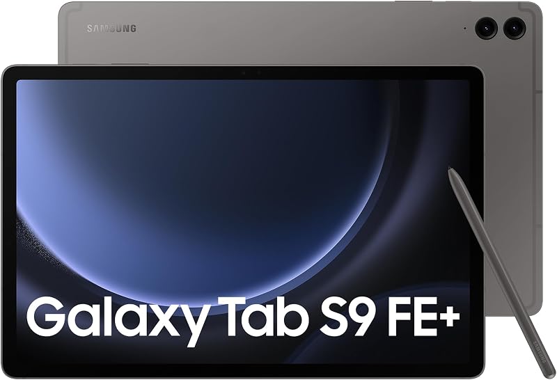 Samsung Galaxy Tab S9 FE+ Tablet 256GB Gray S Pen 3 Yr Extended Warranty UK