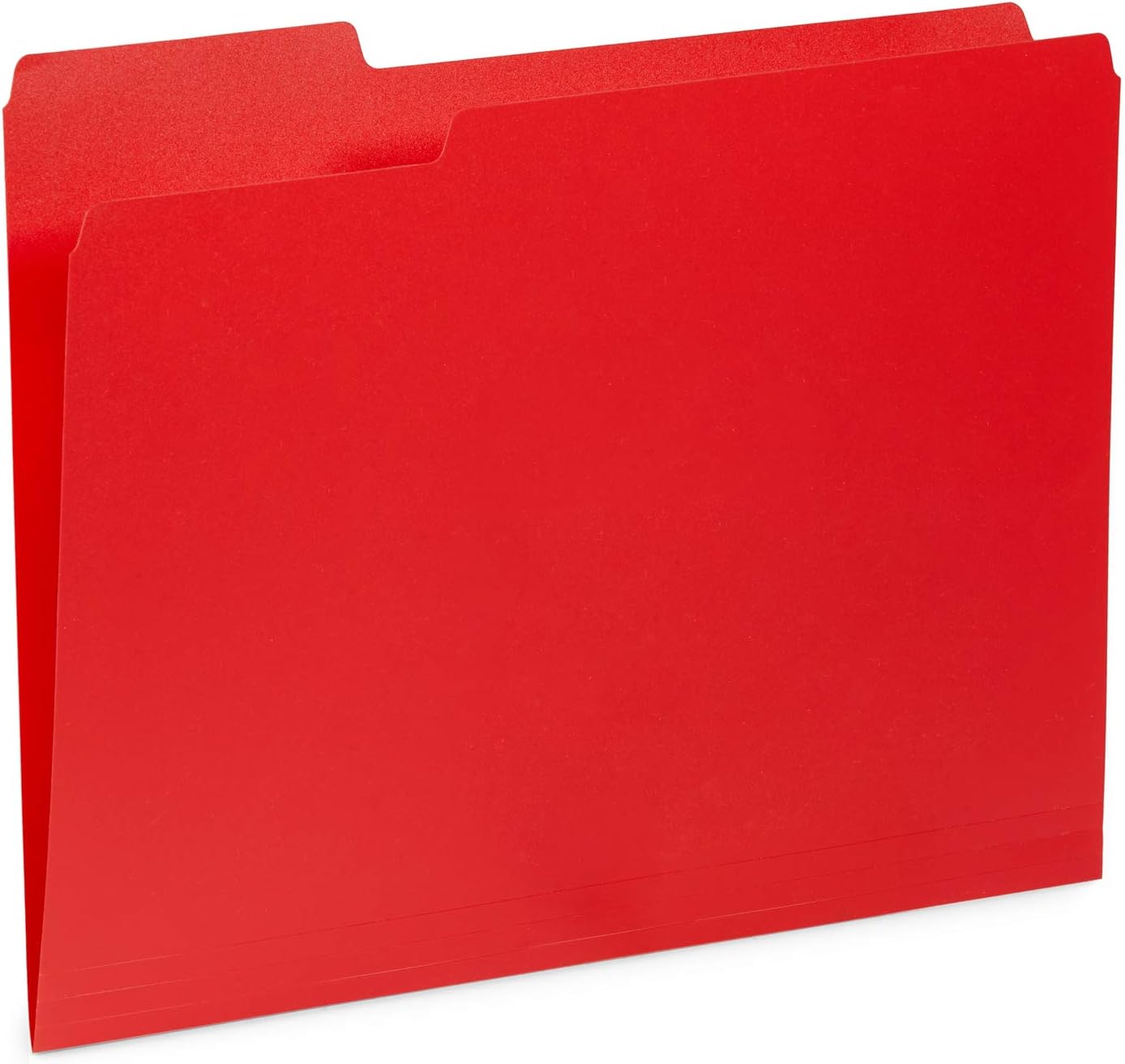 Blue Summit Supplies Plastic File Folders, 1/3 Cut Tab, Heavy Duty Multi Colored Poly Folders, Letter Size, 30 Pack : Office Products