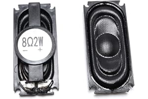 carotoe 2 Pieces 8 Ohm 2W 1635 Rectangle Loudspeaker Omnidirectional Directivity 120 SNR 35x16mm Thickness 5.2mm