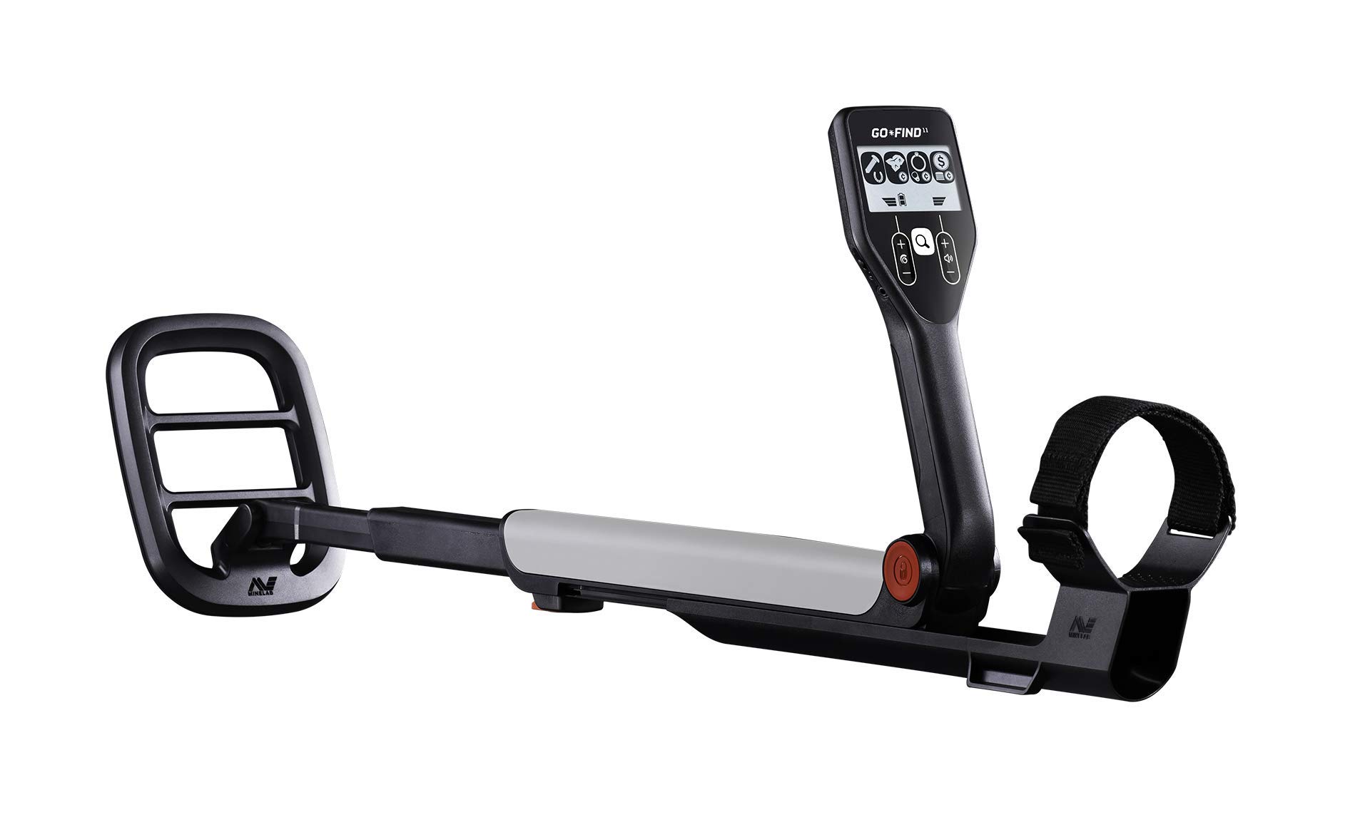 Minelab GO-FIND 11 Ultra-Light Collapsible Metal Detector for Adults & Kids with 8" Waterproof Coil