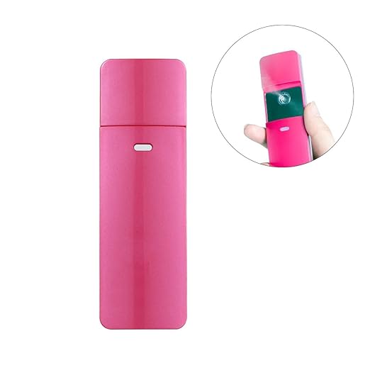 Frcolor USB Wiederaufladbare Gesichtsdampfer Nano Spray Portable Wasser Mister Ionic Cool Luftbefeuchter (Pink)
