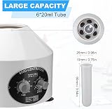 6x20ml Electric Centrifuge 500-4000RPM 60min Timer Lab view 2