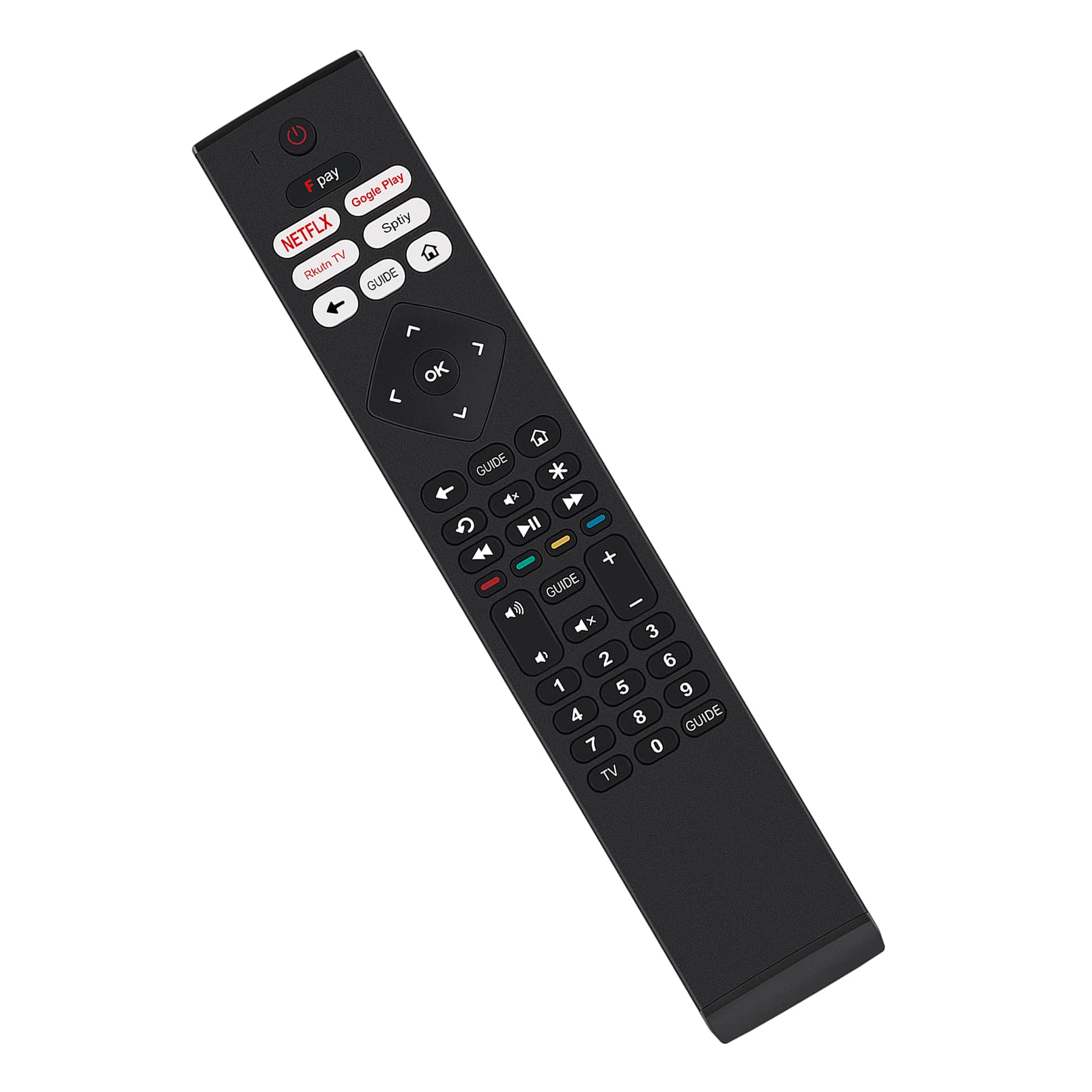 VINABTY EN3A38 Infrared Replacement Remote Control Compatible with Hisense ROKU TV EN3A38 remote control R55B7120U B7120 R43B7120UK R50B7120UK R55B7120UK R65B7120U R65B7120UK