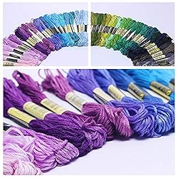LOVIMAG Premium Rainbow Color Embroidery Floss with