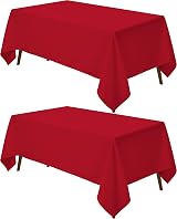 Utopia Kitchen Rectangle Tablecloth 152x213 cm Pack of 2 Red