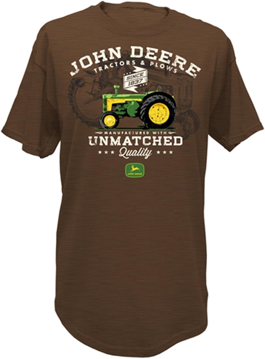John Deere Manufactured with Unmatched Quality Men's TShirtLarge