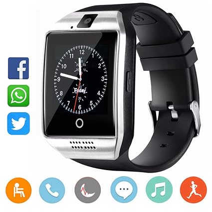 CatShin Smartwatch damen/herren-Armband Sport Uhr Mit TF SIM Kartenschlitz Fitnessuhr Fitness Tracker Intelligente Armbanduhr