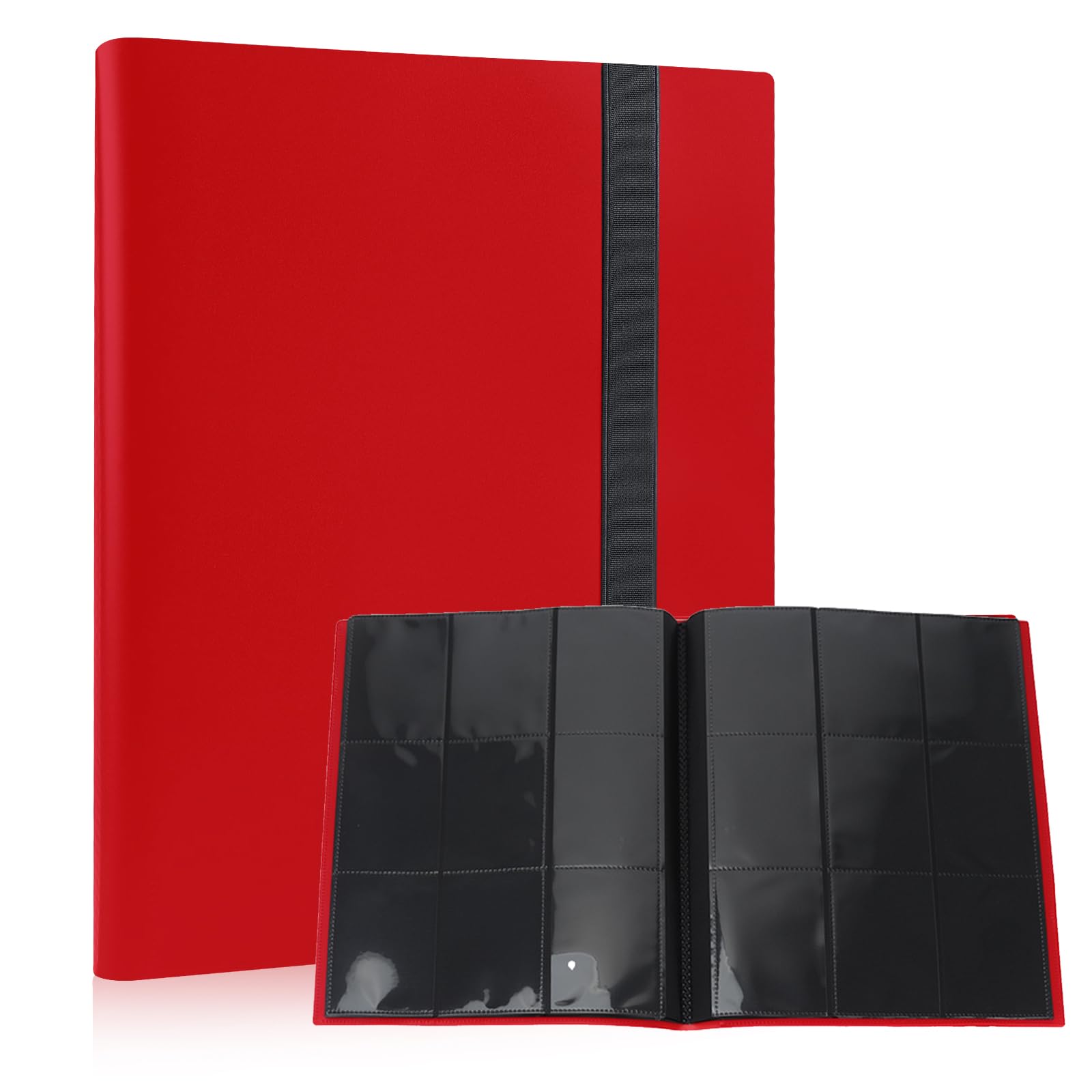 Sinwind Premium 9 Pocket Trading Card Album, Trading Card Albums with 360 Card Capacity, Card Holder for Cards