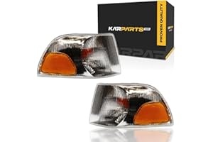 For Volvo C70/S70/V70 1998 1999 2000 2001 2002 Turn Signal/Corner Light Unit Driver and Passenger Side | Pair | Amber/Clear L