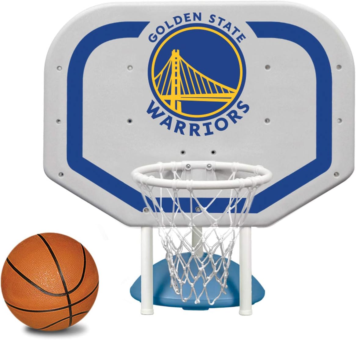 Poolmaster 72940 Golden State Warriors NBA Pro Rebounder-Style Poolside Basketball Game: Toys & Games