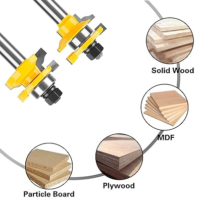 Buy Tooldo Ogee 3 Bit Raised Panel Cabinet Door Router Bit Set 1 2 Inch Shank For Diy Cabinet Door Online In Turkey B091ggl2b6