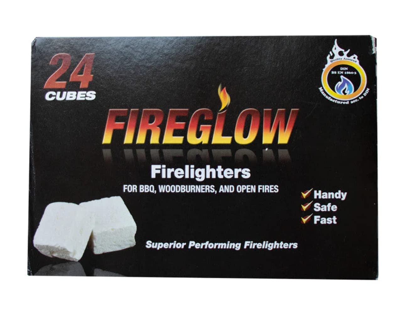Fireglow Firelighters 24 Pack, White