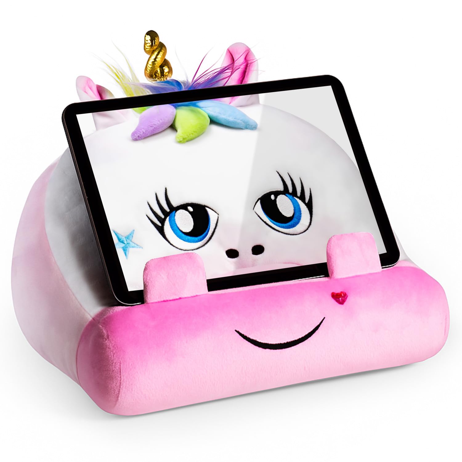 Gifts for Readers & Writers Support pour iPad et Tablette Universel pour Enfants Cuddly Reader | Porte-Livre | Coussin de Lecture | Lecture au Lit, à la Maison | Compatible avec Téléphones, Liseuses