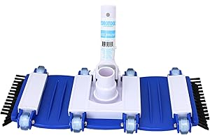 Solstice by International Leisure Products Hydro Tools 8165 Weighted Flexible Pool Vacuum Head with Side Brushes