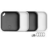 Air Tracker Tags-4 Pack[Apple MFi Certified], Bluetooth Tracker Works with Apple Find My APP (iOS Only), Smart Tag Item Finder for Keys, Bags, Luggage, Wallet, Replaceable Battery Last 2 Years