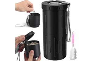 Portable Sunflower Seed Spit Cup with Shell Storage, Snack Containers for Outdoor, Travel, Car – Mess-Free Snack Solution for