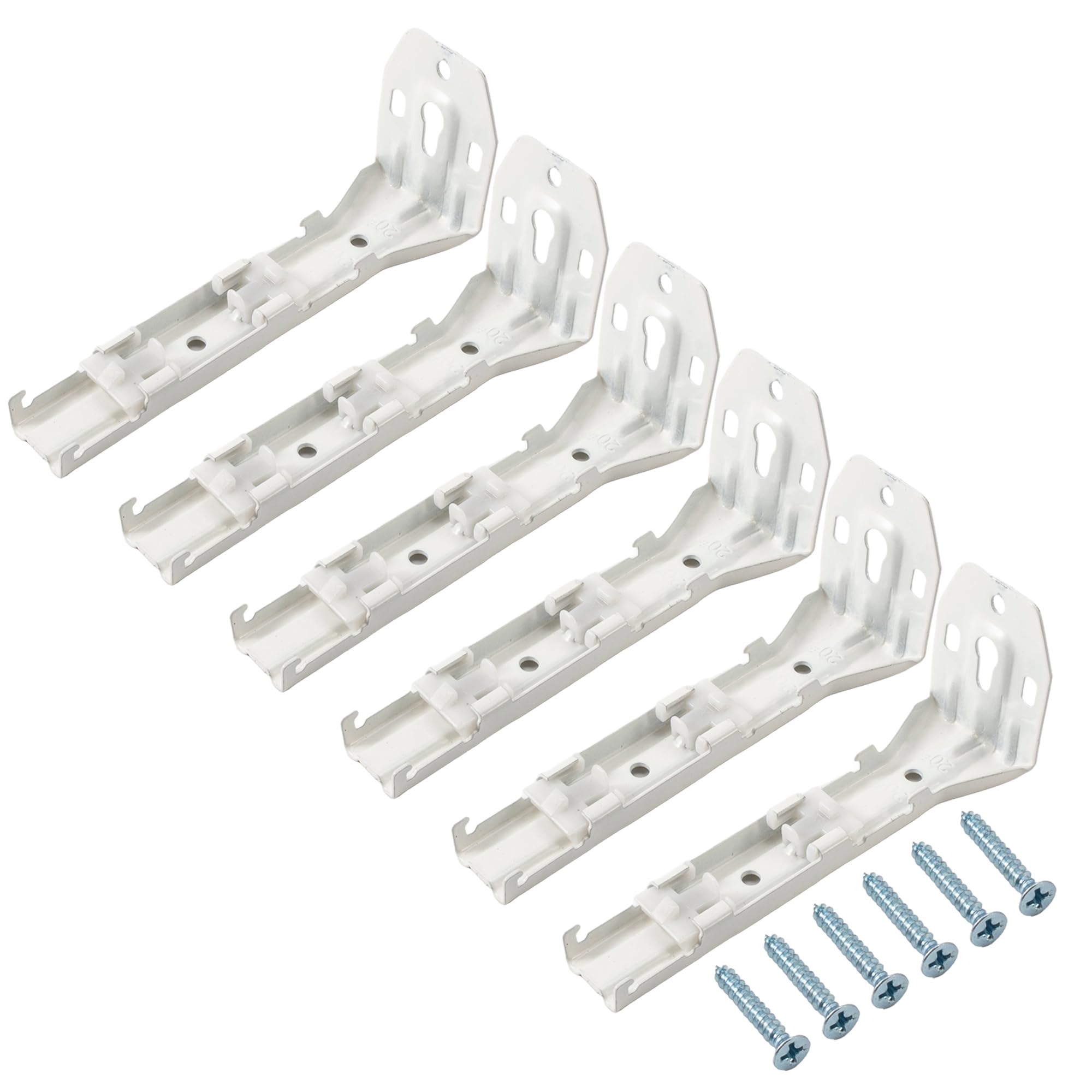 Curtain Tracks Accessories (Double Wall Brackets)