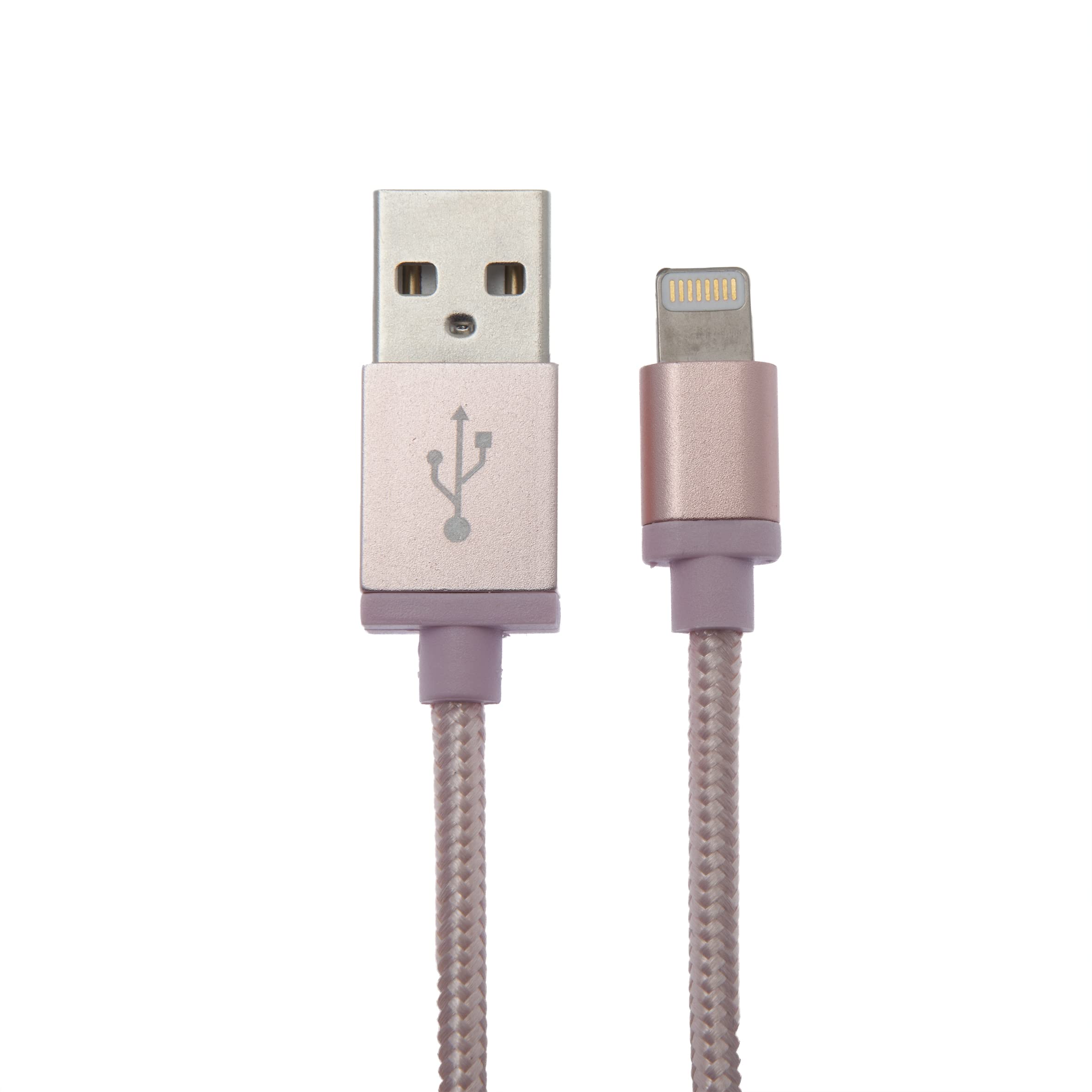 APM 600280 USB Cable 2A Nylon 1 m Pink