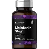 Horb&auml;ach Berkshire Labs Melatonin 10mg | 140 Quick Release Capsules | Extra Strength Formula | Non-GMO, Gluten Free Supplement