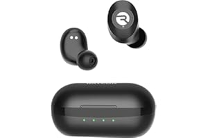 Raycon Everyday Earbuds Classic Bluetooth Wireless with Microphone - Stereo Sound, Active Noise Canceling, in-Ear Bluetooth Headset True Wireless Earbuds 32 Hours Playtime (Black)