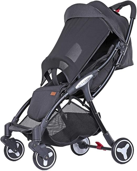 lightweight stroller with large storage basket