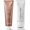 PESTLO Elasticity Boost Skincare Set | Baby Collagen Glow Mask & Rejurecipe Spicule Roller Serum | Hydrate, Firm, Reduce Wrinkles | Patented Reallagen & Gua Sha Serum