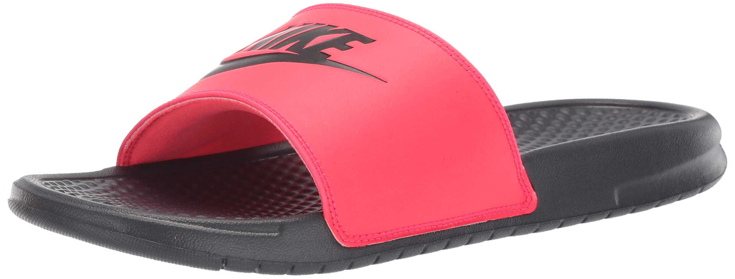 nike red benassi slides