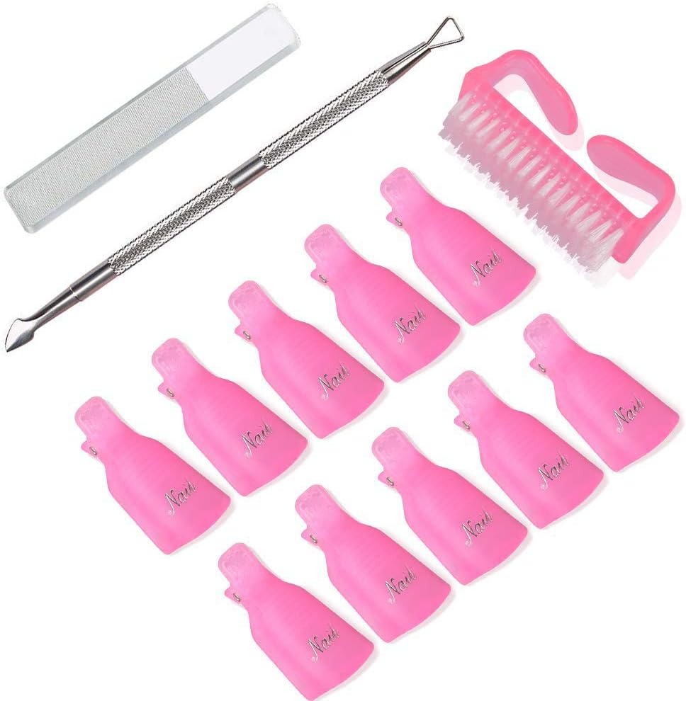 Nail Polish Remover Clips Nail Polish Remover Kit 10pcs