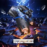 AceGamer Wireless Controller for PS4 Blue Dual Vibration Six Axis Touchpad USB view 5