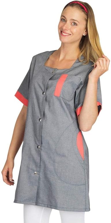 Echoppe Blouse Professionnelle De Travail Blanche A Manches