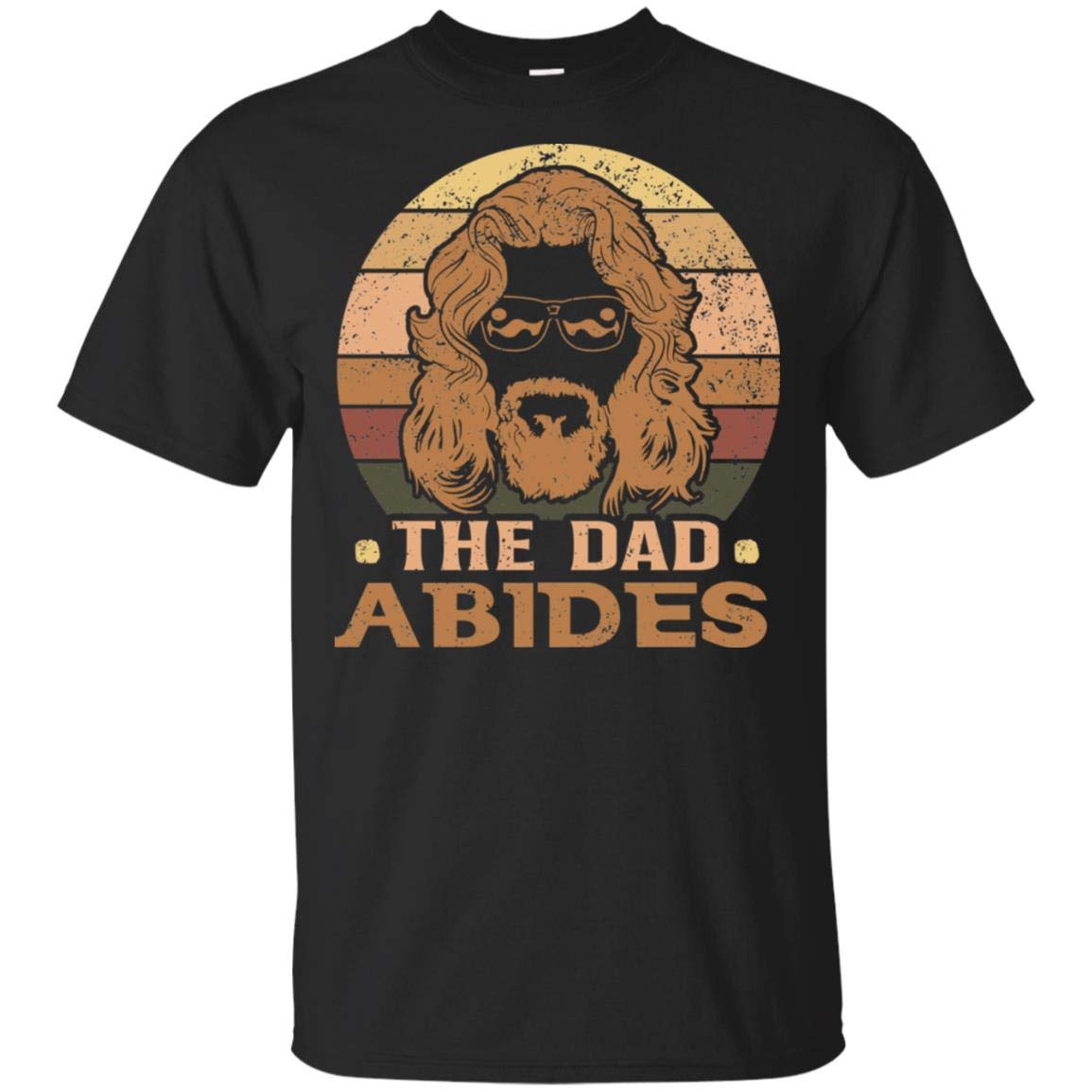 The Dad The God Of Thunder Abides T-shirt - Vintage Retro Father's Day Tee The Dude Abide 