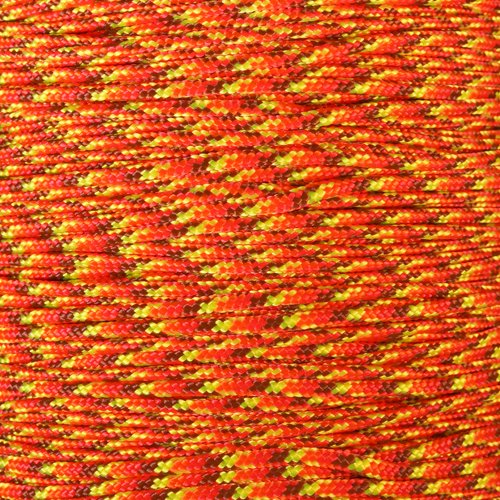 Paracord Planet 10, 25, 50, and 100 Foot Hanks of 425 Paracord (3mm) Made of 100% Nylon For Tactical, Crafting, Survival, General Use, and Much More!