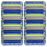 Schick Hydro 5 Sensitive Razor Blade Refills for Men, 8 Count, Unboxed