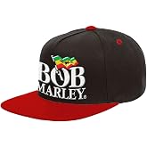 Bob Marley Men's Logo Snapback Baseball Cap
