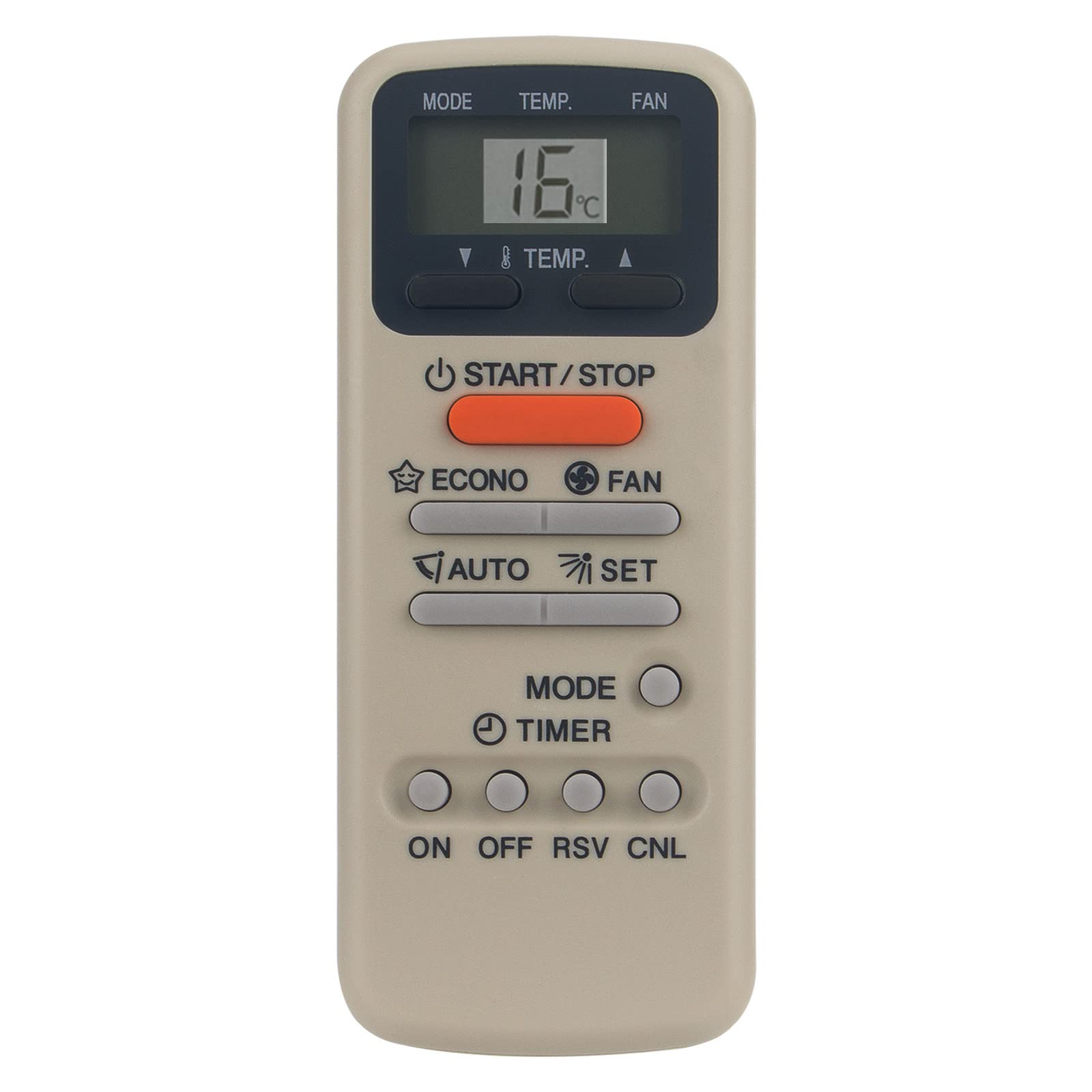 VINABTY WH-E1NE WC-E1NE Replace Remote Control Fit for Toshiba Air Conditioner WC-L03SE WH-L03SE WH-H01JE WC-H01EE WC-H01EF WH-F08J WH-F09J RAS-B18NKPX