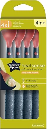Tommee Tippee Heat Sense Weaning Spoons 4+ Months Pack of 4 view 2