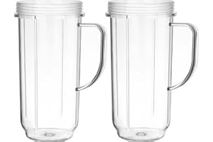2X 22oz Cup Mug for Magic Bullet 250W Juicer Blender Mixer Replacement -GG Pinkey