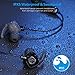 AMIR Criacr Bluetooth Headphones, Wireless Sport in-Ear Earbuds with Ergonomic Design, Hi-Fi Stereo Sound Noise Reduction Microphone-Black, Sweatproof Waterproof Earphones with Magnetic Attachment