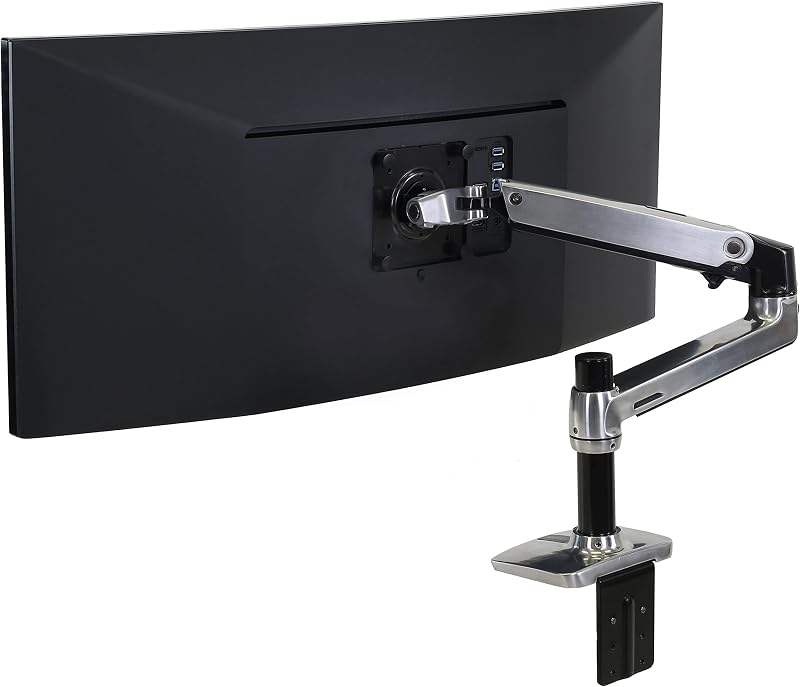 Ergotron LX Premium Monitor Arm Single Monitor Desk Mount 34in 75x75 100x100