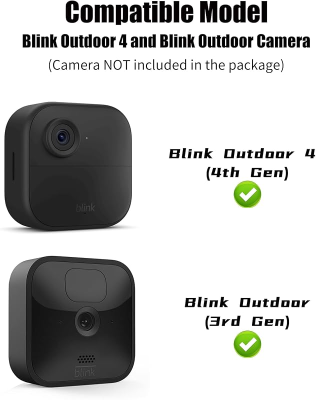 Blink - Soporte de pared para cámara exterior (negro, 1 unidad)