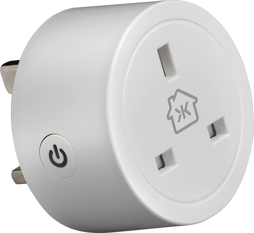 Knightsbridge Smart WIFI Plug Energy Monitor Alexa Google Home No Hub