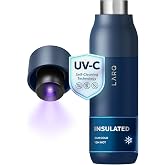 LARQ PureVis Smart Self-Cleaning UV Insulated Stainless Steel Water Bottle | 24h cold or 12h hot, leak-proof, no sweat, BPA f