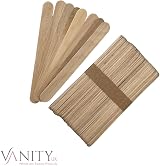 Vanity UK 100 Pcs Wooden Wax Spatulas Professional Disposable 6" view 7