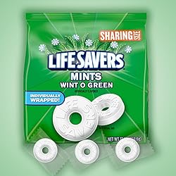 LIFE SAVERS Wint-O-Green Flavor Breath Mints Hard